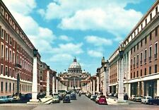 Postcard Reconciliation Street And Saint Peter Basilica Vatican City Rome Italy picture