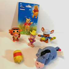 Disney Winnie the Pooh Lot of 6 Pooh & Tigger Figures/Cake Toppers picture