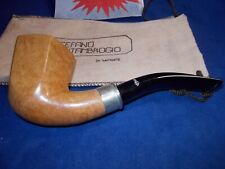🔴Unsmoked NEW STEFANO SANTAMBROGIO Smooth 6 Sides Briar Pipe -5 picture