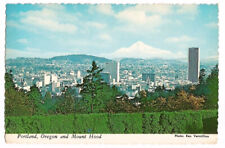 Portland Oregon OR Postcard Skyline Mount Mt Hood picture