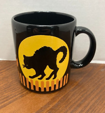 Vintage Waechtersbach Halloween Black Cat and The Moon Coffee Mug Cup Spain picture