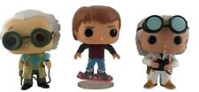 Funko Pop Lot of 3 Loose Back to the Future Figures, 2 Doc Brown, 1 Marty McFly picture
