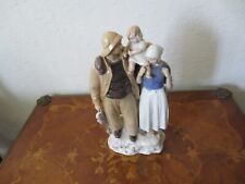 Large Bing & Grondahl Porcelain Figurine Fisherman & Family # 2025 picture