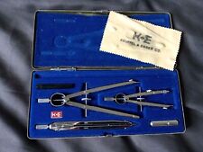 Vintage K&E Drafting Set Drawing Instruments w/Original Hard-Shell Box picture
