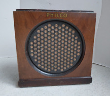Vintage Deco Cabinet Philco Phone Model 902 Speaker Tested Working MCM picture