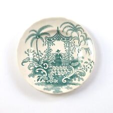 Antique Transferware Childs Toy Plate Asian Pagoda Design picture