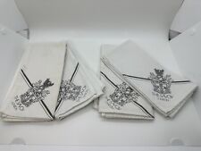Napkins/Savoy London Diner/Continental Linen Service/Set of 4/Vintage/Pre-Owned picture