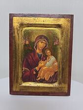 Virgin and Child - Religious Icon - Byzantine Icon - The Virgin Mary D14 picture