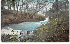 Ohio-Yellow Springs-Neff Grounds-Falls-Antique Color Postcard picture