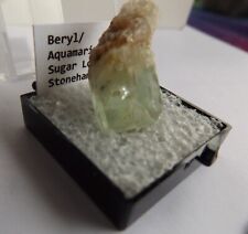 Terminated Gemmy Aquamarine Beryl Xtal Section Sugar Loaf Mountain Stoneham, Me. picture