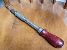 Vintage Millers Falls USA No 610A Push Screw Driver  with Bit picture