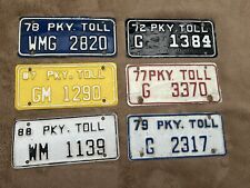 6 Merritt Parkway Toll Plates picture