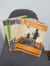 Vintage 1940's  Home And School Children's Activities Booklet Lot Of 9 picture
