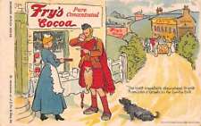 Fry's Pure Concentrated Cocoa Illustration  Ad Vintage Postcard U4899 picture