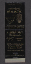 Carlton Lodge 2011 North Hollywood Ave Hollywood CA matchcover picture