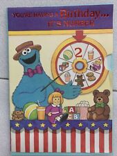 1989 VTG Gibson Card -Sesame “You’re Having A Birthday it’s number-2 picture