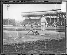 Baseball Player Donie Bush Of The Detroit Tigers Slides Into Thir - Old Photo picture