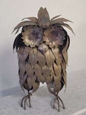 Vintage 1960's BRUTALIST OWL SCULPTURE Mid-MOD Freestanding 14