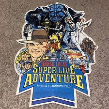 Star Wars George Lucas Super Live Adventure 1992 Large Pennant 24.5x16.5 SEE picture