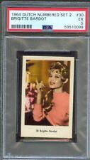1964 Dutch Numbered Set 2 #30 BRIGITTE BARDOT Actress Pose to Waist PSA 5 Pop 1 picture