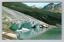 Jasper-Alberta, Athabasca Glacier, Ice Front, Vintage Postcard picture