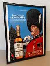 Windsor Canadian whisky ad - Guardsman & the Rockies -  picture