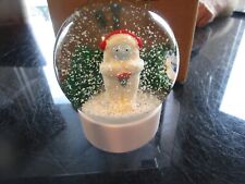 West Elm Yeti Snow Globe snowglobe Christmas trees loose Issue picture