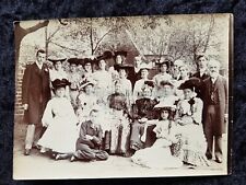 c.1890s Victorian Photograph - Large Family Shot - Unmounted picture