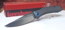 Kershaw Knives Highball Frame Lock Gray Steel with Blue Accent D2 7010 picture