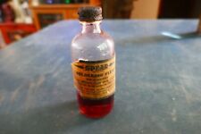 Vintage Glass Bottle Spear Soldering Fluid Lot 24-6-CH picture