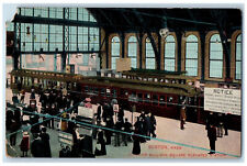 c1910 Interior Sullivan Square Elevated Station Boston Massachusetts MA Postcard picture