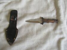Vintage Valor 473 Boot Knife 440 Stainless Steel w/Copper Handle Made in Japan picture