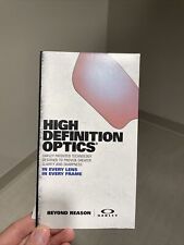 oakley high definition optics pop card  picture