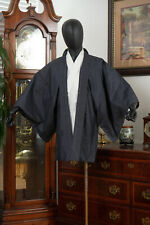 DEAR VANILLA JAPANESE SILK HAORI JACKET MEN'S KIMONO AUTHENTIC JAPAN VINTAGE picture