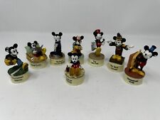 Lenox Walt Disney Mickey Mouse Thimble Figurines 2” to 3” Items - LOT OF 9 picture