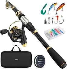 Fishing Rod and Reel Combo Telescopic Pole Set with Fishing Line picture