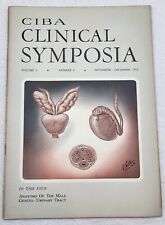 CIBA Clinical Symposia Medical Book Frank Netter M.D. Illustrations 1952 Nov Dec picture