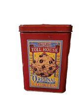 Vintage Nestle Toll House Original Recipe Cookies Collectible Advertising Tin picture