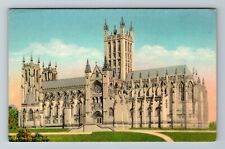 Washington DC-Washington Cathedral, Exterior, Vintage Postcard picture