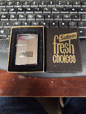 Zippo Slim Lighter Vintage 1991 Salem With Box K VII NIB picture