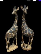 2 Wood Giraffes picture