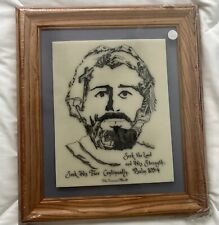 Face Of Christ Etching By Joe Castillo Ltd Ed Tennessee Mint Wood Frame RARE New picture