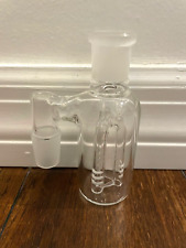 18MM CLEAR HOOKAH WATER PIPE ASH CATCHER 3ARM TREE PERC 90DEGREE picture