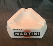 VERMOUTH MARTINI MONGAT Barcelona Spain CERAMIC TRIANGLE SHAPED ASHTRAY (Y4) picture