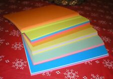 MULTI-COLORED HEAVY DUTY PAPER 8.5 X 11 LOOSE SHEETS SOLD AS IS picture