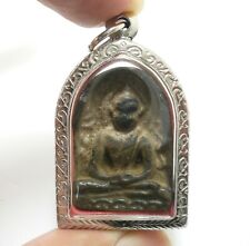 BLACK PHRA SOOMGOR POWERFUL ANTIQUE THAI BUDDHA AMULET MONEY RICH LUCKY SUCCESS picture