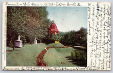 Denver CO-Colorado, Elitch's Gardens Scene, Antique, Vintage 1906 Postcard picture
