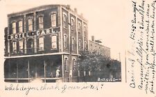 RPPC Shreve Ohio Hotel Carl Wheaton Market Street c1906 Photo Postcard E10 picture