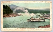 The Cascades of the Columbia River - Vintage Postcard - Posted picture