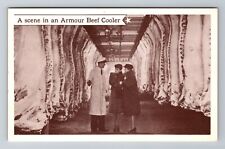 Chicago IL-Illinois, Scene In Armour Beef Cooler, Ladies, Vintage Postcard picture